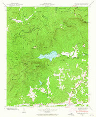 Table Rock South Carolina Historical topographic map, 1:24000 scale, 7.5 X 7.5 Minute, Year 1946