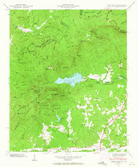 Table Rock South Carolina Historical topographic map, 1:24000 scale, 7.5 X 7.5 Minute, Year 1946
