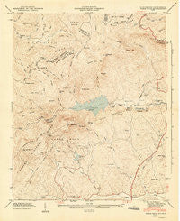 Table Rock South Carolina Historical topographic map, 1:24000 scale, 7.5 X 7.5 Minute, Year 1947