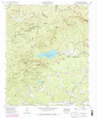 Table Rock South Carolina Historical topographic map, 1:24000 scale, 7.5 X 7.5 Minute, Year 1946