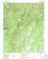 Tamassee South Carolina Historical topographic map, 1:24000 scale, 7.5 X 7.5 Minute, Year 1959