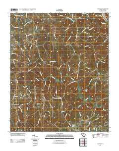 Taxahaw South Carolina Historical topographic map, 1:24000 scale, 7.5 X 7.5 Minute, Year 2011