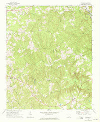 Taxahaw South Carolina Historical topographic map, 1:24000 scale, 7.5 X 7.5 Minute, Year 1969