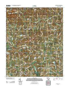 Tigerville South Carolina Historical topographic map, 1:24000 scale, 7.5 X 7.5 Minute, Year 2011
