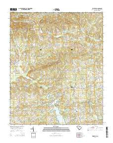 Tigerville South Carolina Current topographic map, 1:24000 scale, 7.5 X 7.5 Minute, Year 2014