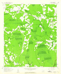 Trio South Carolina Historical topographic map, 1:24000 scale, 7.5 X 7.5 Minute, Year 1943