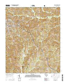 Union East South Carolina Current topographic map, 1:24000 scale, 7.5 X 7.5 Minute, Year 2014