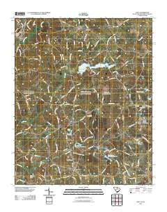 Unity South Carolina Historical topographic map, 1:24000 scale, 7.5 X 7.5 Minute, Year 2011