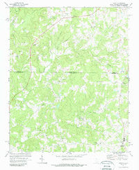 Unity South Carolina Historical topographic map, 1:24000 scale, 7.5 X 7.5 Minute, Year 1971