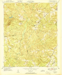 Verdery South Carolina Historical topographic map, 1:24000 scale, 7.5 X 7.5 Minute, Year 1950
