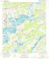Wadmalaw Island South Carolina Historical topographic map, 1:24000 scale, 7.5 X 7.5 Minute, Year 1960