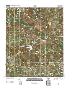 Wagener South Carolina Historical topographic map, 1:24000 scale, 7.5 X 7.5 Minute, Year 2011