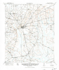 Walterboro South Carolina Historical topographic map, 1:62500 scale, 15 X 15 Minute, Year 1918