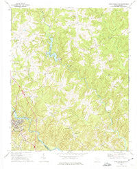 Ware Shoals East South Carolina Historical topographic map, 1:24000 scale, 7.5 X 7.5 Minute, Year 1971