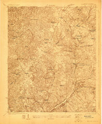Warrenville South Carolina Historical topographic map, 1:48000 scale, 15 X 15 Minute, Year 1923