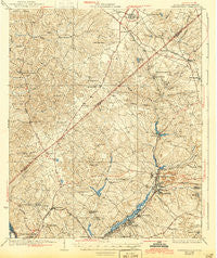 Warrenville South Carolina Historical topographic map, 1:62500 scale, 15 X 15 Minute, Year 1928