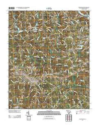 Westminster South Carolina Historical topographic map, 1:24000 scale, 7.5 X 7.5 Minute, Year 2011