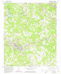 Westminster South Carolina Historical topographic map, 1:24000 scale, 7.5 X 7.5 Minute, Year 1963