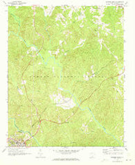 Whitmire North South Carolina Historical topographic map, 1:24000 scale, 7.5 X 7.5 Minute, Year 1970