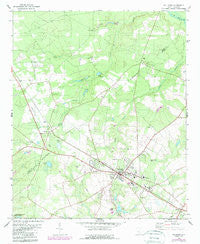 Williston South Carolina Historical topographic map, 1:24000 scale, 7.5 X 7.5 Minute, Year 1979