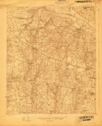 Williston South Carolina Historical topographic map, 1:48000 scale, 15 X 15 Minute, Year 1923
