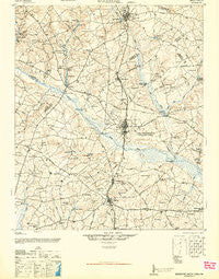 Woodford South Carolina Historical topographic map, 1:62500 scale, 15 X 15 Minute, Year 1946