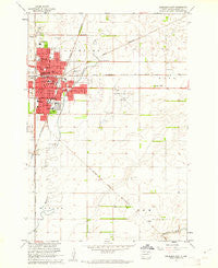 Aberdeen East South Dakota Historical topographic map, 1:24000 scale, 7.5 X 7.5 Minute, Year 1960