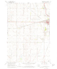 Aberdeen West South Dakota Historical topographic map, 1:24000 scale, 7.5 X 7.5 Minute, Year 1960