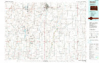 Aberdeen South Dakota Historical topographic map, 1:100000 scale, 30 X 60 Minute, Year 1985
