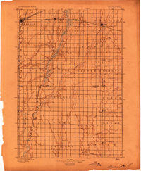 Aberdeen South Dakota Historical topographic map, 1:125000 scale, 30 X 30 Minute, Year 1895
