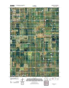 Akaska NE South Dakota Historical topographic map, 1:24000 scale, 7.5 X 7.5 Minute, Year 2012