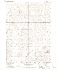 Alcester South Dakota Historical topographic map, 1:24000 scale, 7.5 X 7.5 Minute, Year 1968
