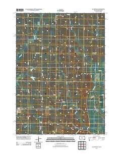 Alcester SE South Dakota Historical topographic map, 1:24000 scale, 7.5 X 7.5 Minute, Year 2012