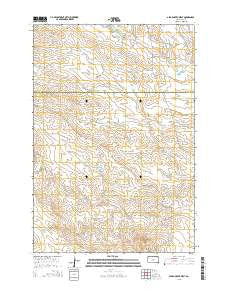 Alkali Creek West South Dakota Current topographic map, 1:24000 scale, 7.5 X 7.5 Minute, Year 2015