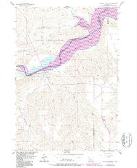 Alleman Station South Dakota Historical topographic map, 1:24000 scale, 7.5 X 7.5 Minute, Year 1956