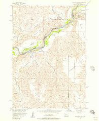 Alleman Station South Dakota Historical topographic map, 1:24000 scale, 7.5 X 7.5 Minute, Year 1956