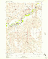 Alleman Station South Dakota Historical topographic map, 1:24000 scale, 7.5 X 7.5 Minute, Year 1956