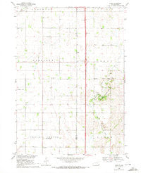 Alsen South Dakota Historical topographic map, 1:24000 scale, 7.5 X 7.5 Minute, Year 1969