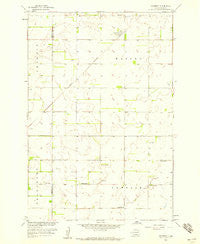 Amherst South Dakota Historical topographic map, 1:24000 scale, 7.5 X 7.5 Minute, Year 1958