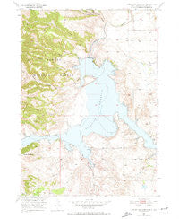 Angostura Reservoir South Dakota Historical topographic map, 1:24000 scale, 7.5 X 7.5 Minute, Year 1950