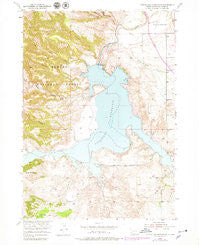 Angostura Reservoir South Dakota Historical topographic map, 1:24000 scale, 7.5 X 7.5 Minute, Year 1950
