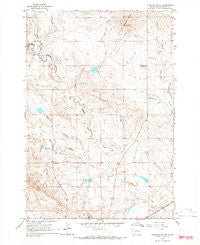 Antelope Butte South Dakota Historical topographic map, 1:24000 scale, 7.5 X 7.5 Minute, Year 1965