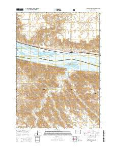 Antelope Island South Dakota Current topographic map, 1:24000 scale, 7.5 X 7.5 Minute, Year 2015