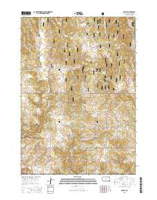 Argyle South Dakota Current topographic map, 1:24000 scale, 7.5 X 7.5 Minute, Year 2015