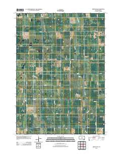 Armour SW South Dakota Historical topographic map, 1:24000 scale, 7.5 X 7.5 Minute, Year 2012