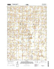 Artesian South Dakota Current topographic map, 1:24000 scale, 7.5 X 7.5 Minute, Year 2015