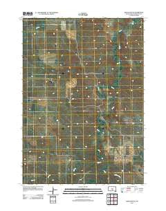 Badnation SE South Dakota Historical topographic map, 1:24000 scale, 7.5 X 7.5 Minute, Year 2012