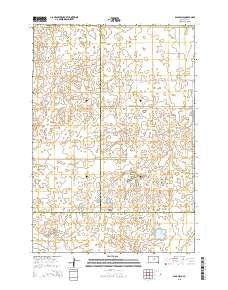Bald Hills South Dakota Current topographic map, 1:24000 scale, 7.5 X 7.5 Minute, Year 2015