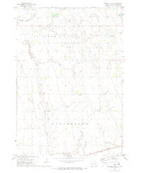 Bancroft East South Dakota Historical topographic map, 1:24000 scale, 7.5 X 7.5 Minute, Year 1971