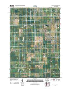 Bancroft West South Dakota Historical topographic map, 1:24000 scale, 7.5 X 7.5 Minute, Year 2012